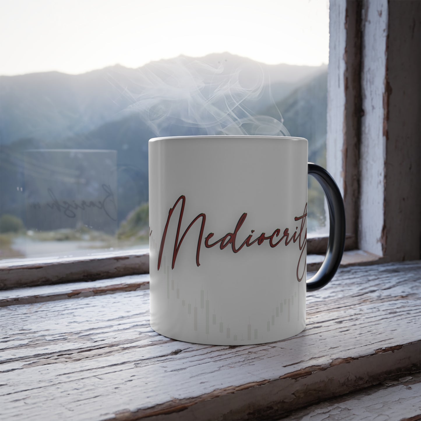 Inspire Greatness: Bearish on Mediocrity Color Morphing Mug, 11oz